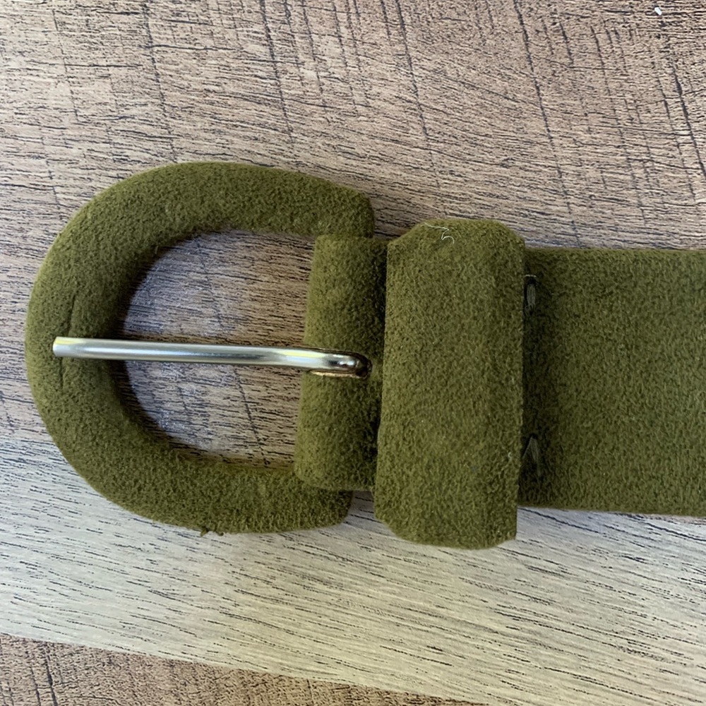 VINTAGE Green "Suede" Tom and Linda Platt Belt